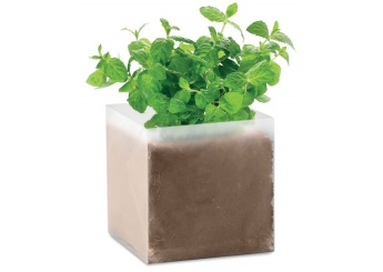 Saco com sementes de menta MINT