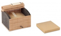 Bloco de notas de bambu CORTINA BLOCK