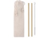 Conjunto de 2 palhinhas bambu reutilizveis NATURAL STRAW