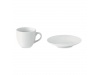 Conjunto de prato e chvena de cermica para caf ESPRESSO  
