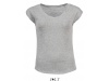 T-SHIRT DECOTE EM V PARA SENHORA CORES MOD WOMEN