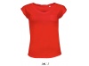 T-SHIRT DECOTE EM V PARA SENHORA CORES MOD WOMEN
