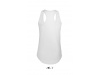 TOP COM COSTAS EM T PARA SENHORA BRANCO MOKA