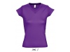 T-SHIRT COM GOLA EM V PARA SENHORA CORES MOON