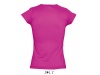 T-SHIRT COM GOLA EM V PARA SENHORA CORES MOON
