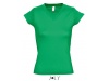 T-SHIRT COM GOLA EM V PARA SENHORA CORES MOON