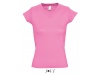 T-SHIRT COM GOLA EM V PARA SENHORA CORES MOON