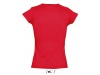 T-SHIRT COM GOLA EM V PARA SENHORA CORES MOON