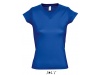 T-SHIRT COM GOLA EM V PARA SENHORA CORES MOON