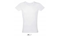 T-SHIRT EM JERSEY FINO DE GOLA REDONDA PARA HOMEM BRANCA MUST MEN