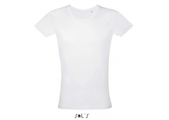 T-SHIRT EM JERSEY FINO DE GOLA REDONDA PARA HOMEM BRANCA MUST MEN