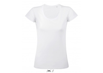 T-SHIRT EM JERSEY FINO DE GOLA REDONDA PARA SENHORA BRANCO MUST WOMEN