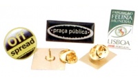 Pins em base lato personalizado