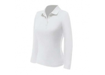 Polo Piqu de manga comprida 200gr K7 WOMAN LONG
