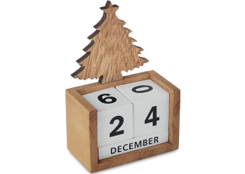 Bloco calendrio em forma de rvore de natal AVETO