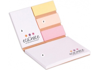 Bloco de Notas com Capa Mole reciclada