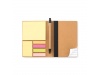 Notebook reciclado pautado 70 paginas + post-it + Esferogrfica