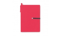 Notebook reciclado pautado 70 paginas + post-it + Esferogrfica