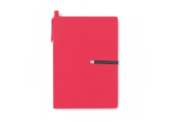 Notebook reciclado pautado 70 paginas + post-it + Esferogrfica