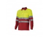 POLO DE ALTA VISIBILIDADE DE MANGA COMPRIDA BICOLOR 160gr/m2