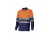 POLO DE ALTA VISIBILIDADE DE MANGA COMPRIDA BICOLOR 160gr/m2