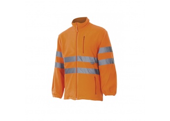 CASACO POLAR COM FAIXAS REFLETORAS 280gr/m2