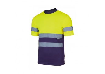 T-SHIRT TCNICA BICOLOR ALTA VISIBILIDADE