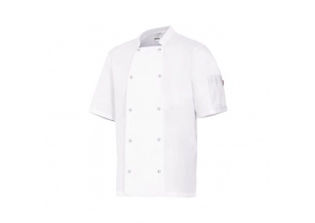 JAQUETA DE COZINHEIRO DE MANGA CURTA
