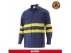 CAMISA IGNIFUGA-ANTIESTTICA COM FAIXAS REFLETORAS
