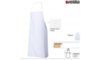 Avental com Peito de Felpo 500gr/m2