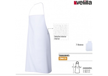 Avental com Peito de Felpo 500gr/m2