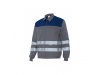BLUSO COM FITAS REFLETORAS BICOLOR 190gr/m2