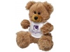 Urso de peluche sentado com t-shirt