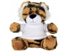 Tigre de peluche com t-shirt