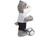 Lobo de peluche com t-shirt