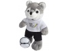 Lobo de peluche com t-shirt