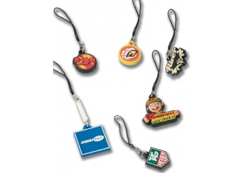 Pendentes de borracha macia de pvc para Smartphone / Telemvel