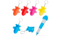PORTA-CHAVES CANETA AVIAO CHARLES