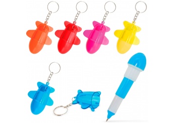 PORTA-CHAVES CANETA AVIAO CHARLES