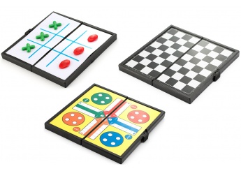 Jogo DIAMOND: Damas + Parchessi + Galo