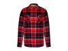 Camisa aos quadrados com forro em sherpa