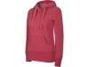 Sweatshirt de senhora com capuz em polister/algodo