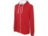 Casaco sweatshirt com capuz em contraste