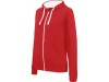 Casaco sweatshirt de senhora com capuz em contraste