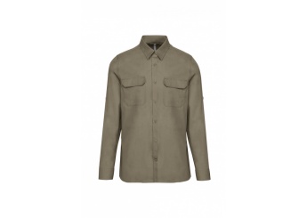 Camisa Safari de manga comprida