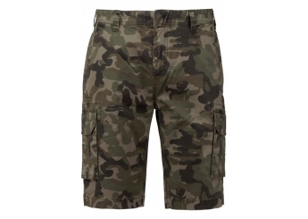 Bermuda multibolsos de homem Camuflado