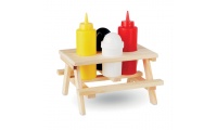 Recipientes de condimento de 4 peas PICSAUS