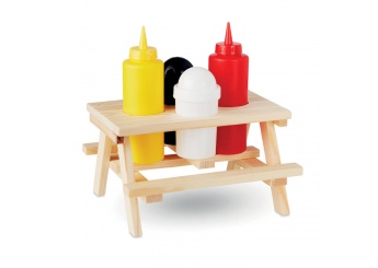 Recipientes de condimento de 4 peas PICSAUS