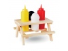 Recipientes de condimento de 4 peas PICSAUS