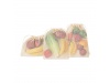 Conjunto para bolsas de malha de algodo com 3 peas